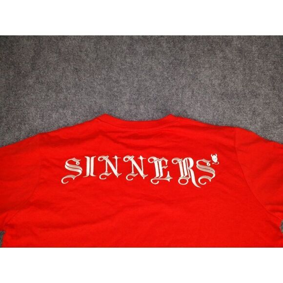Saints And Sinners Tshirt Sz XL‎ AHP Another Hype Piece Red White Streetwear - Picture 9 of 9